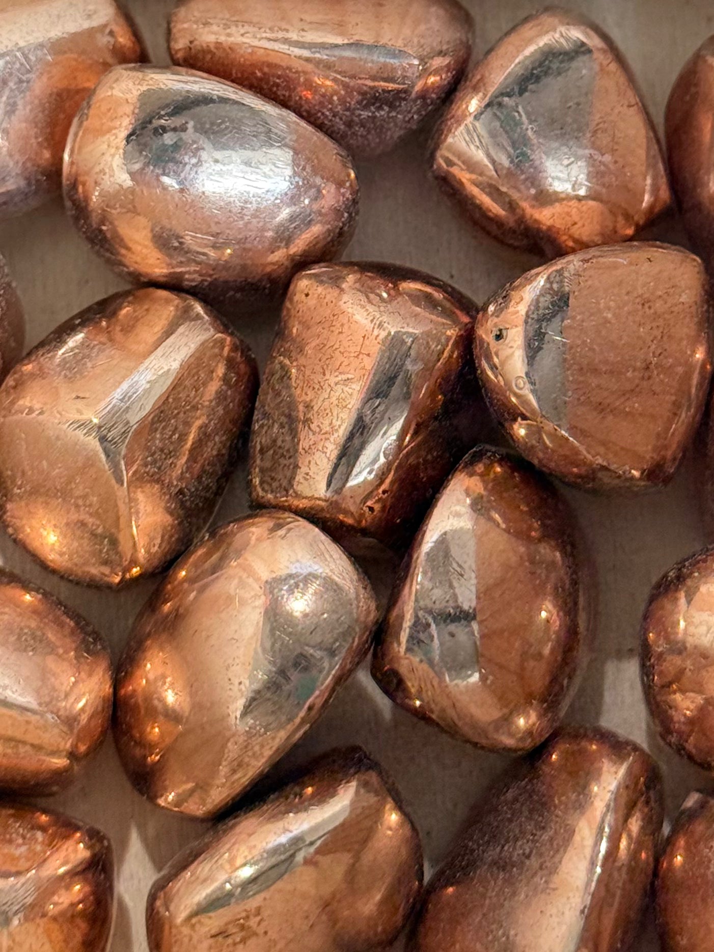 Copper Tumble Stone (Approx. 25g) / Piedra Rodada de Cobre (Aprox. 25g)