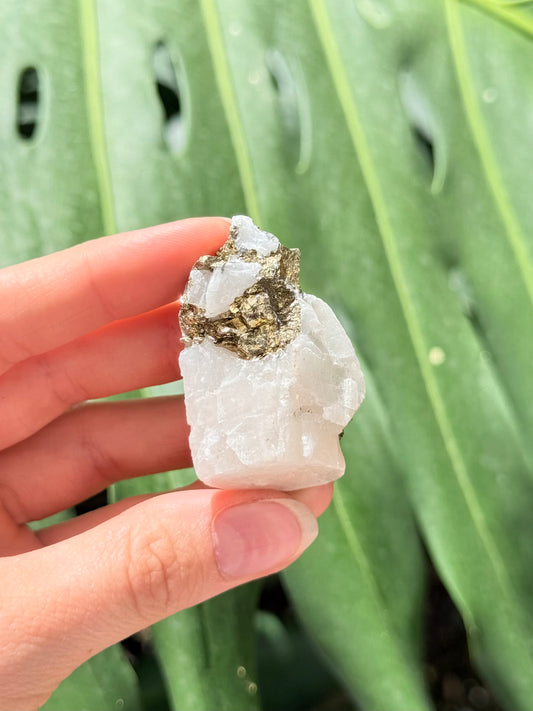 Pyrite and Calcite Stone