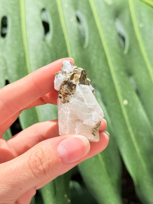 Pyrite and Calcite Stone