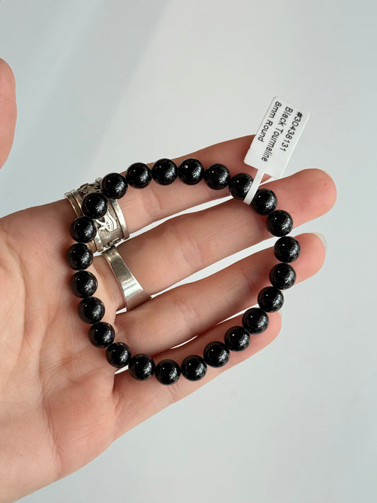 Black Tourmaline 8mm Bracelet