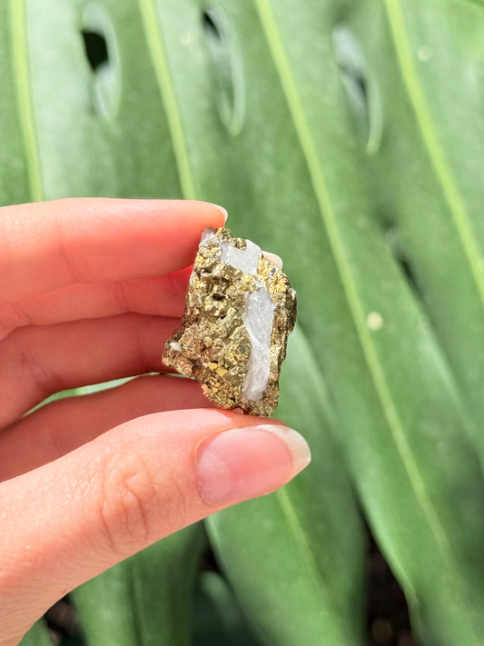 Pyrite and Calcite Stone