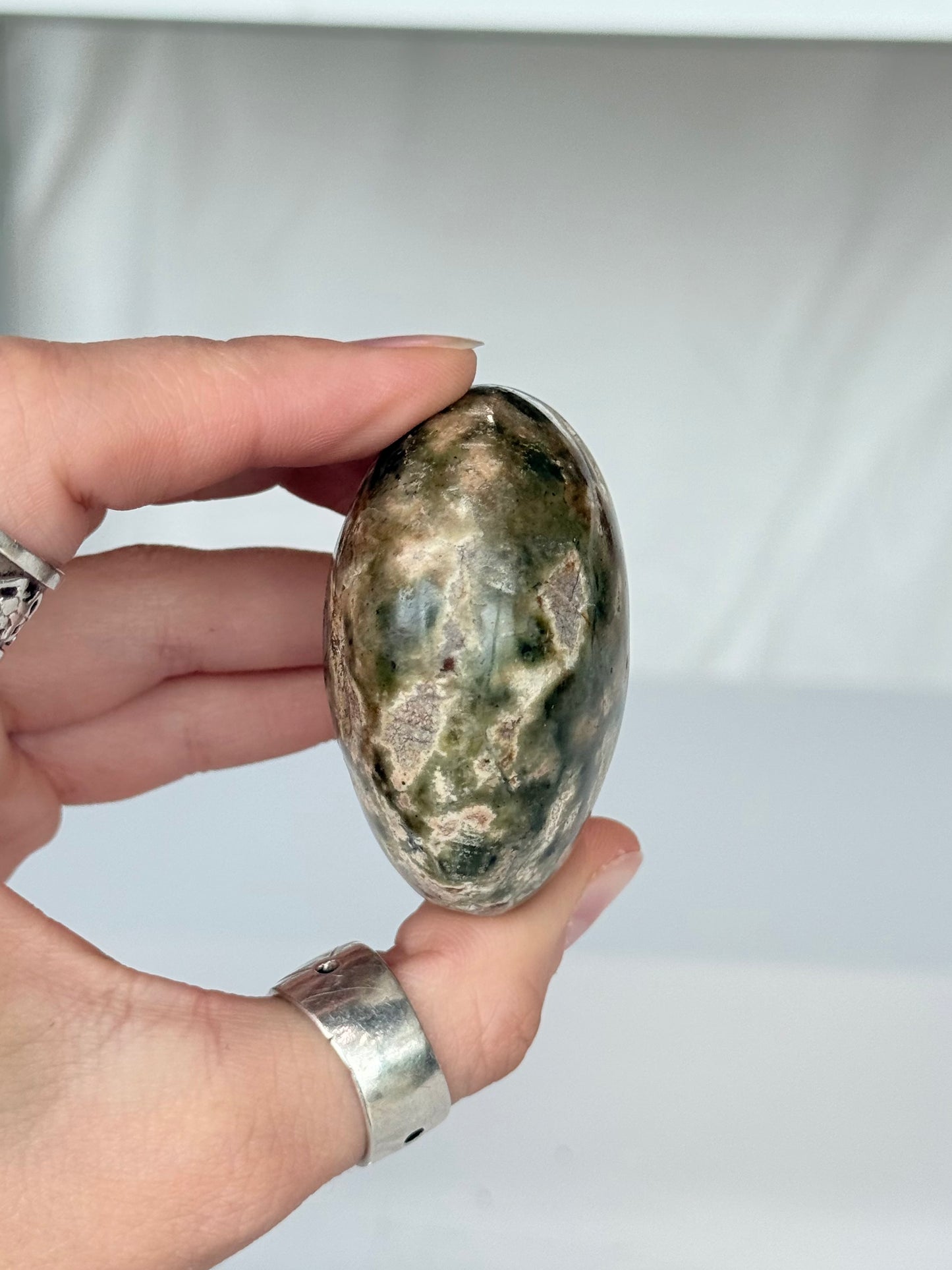 Chrysoprase Palm Stone