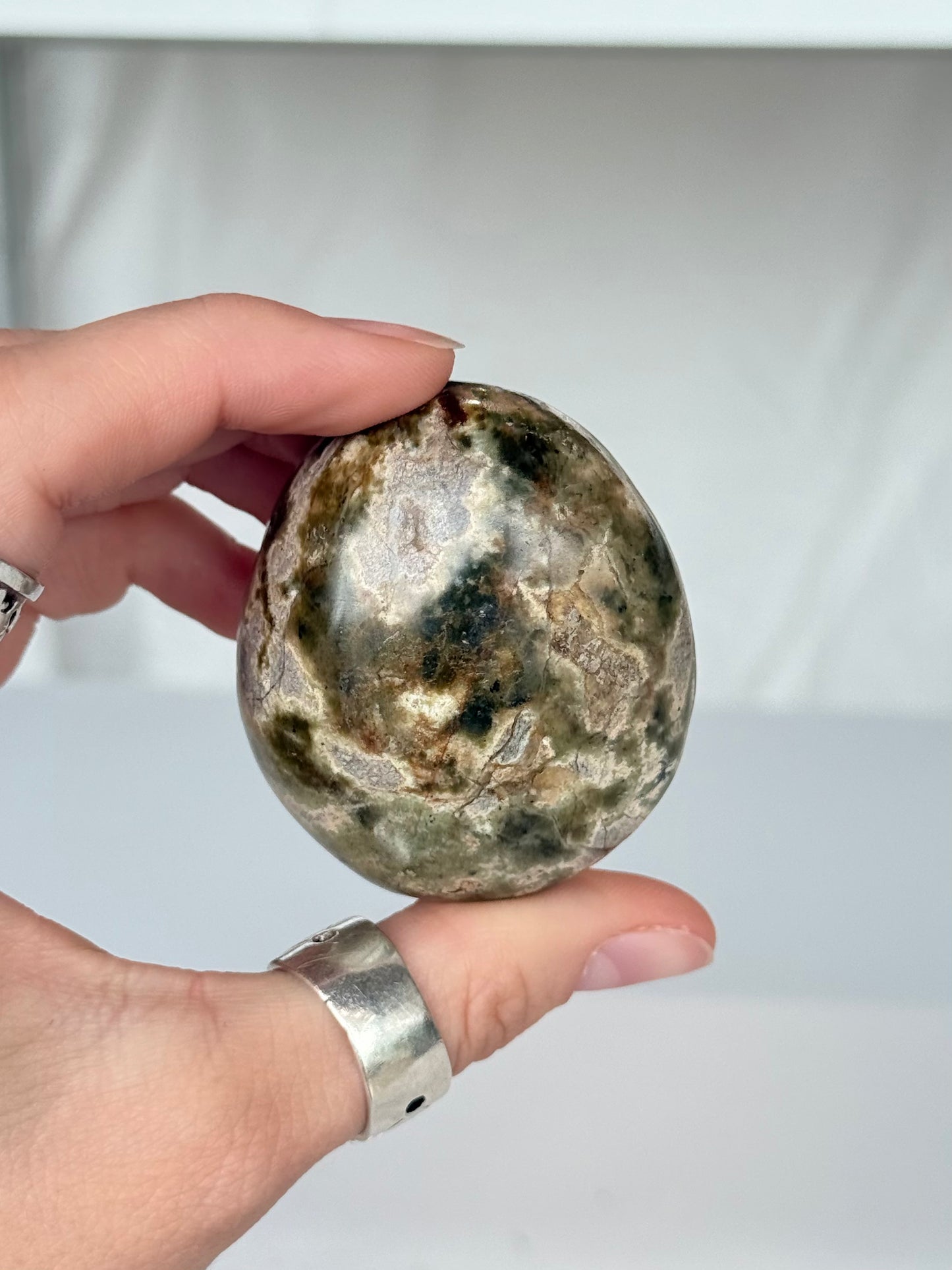 Chrysoprase Palm Stone