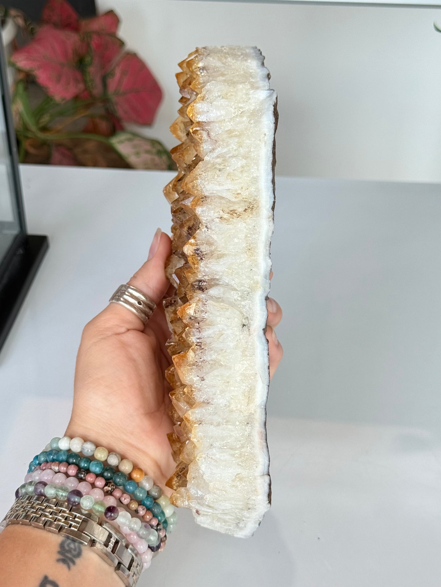 Citrine Cluster (Heat-Treated) / Clúster de Citrino (Tratado con Calor)