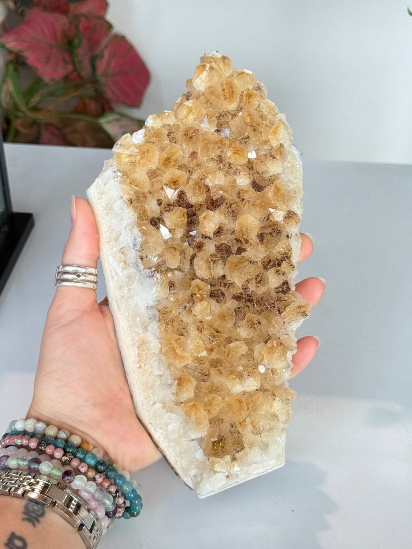Citrine Cluster (Heat-Treated) / Clúster de Citrino (Tratado con Calor)