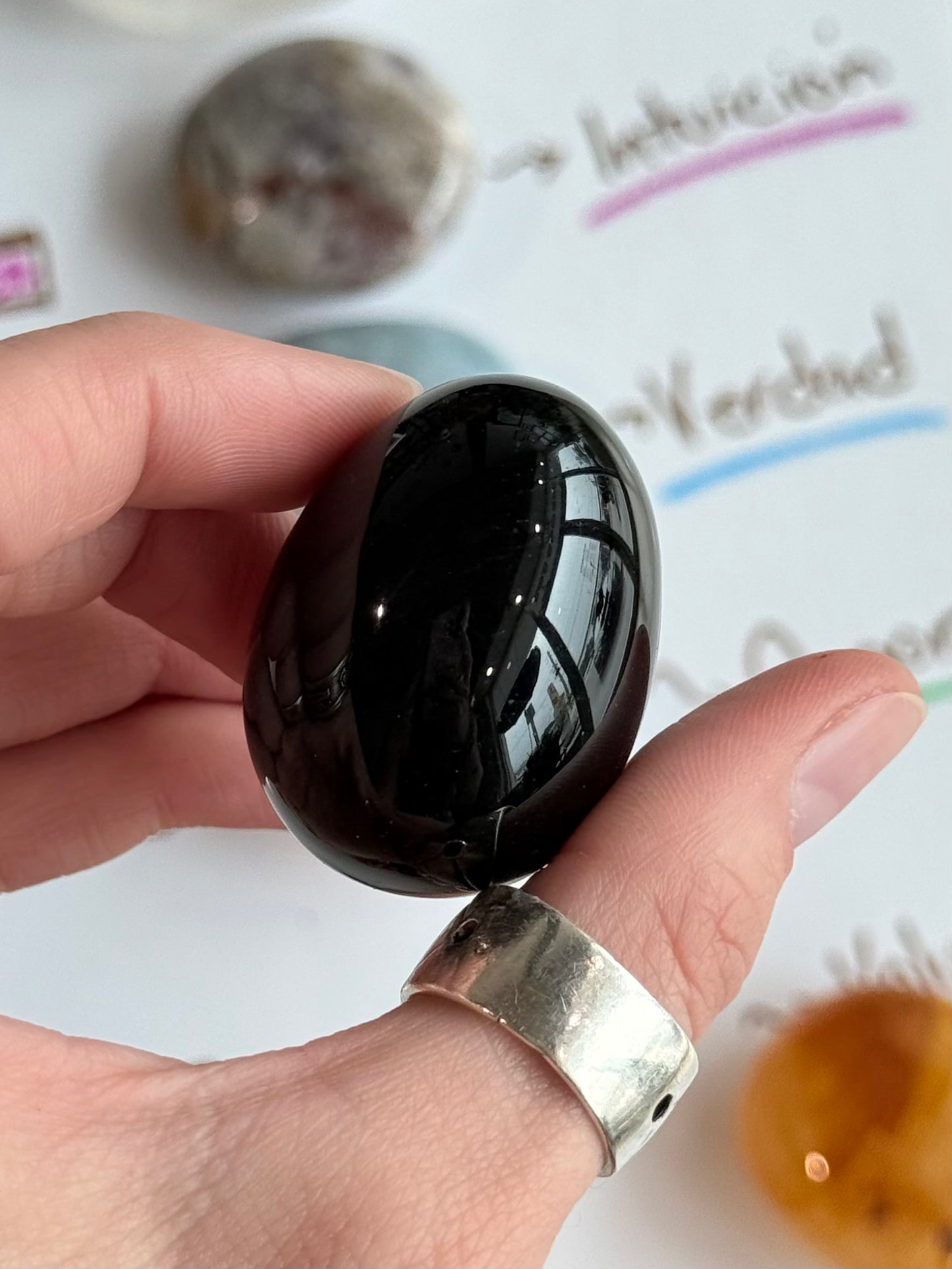 Palm Stone Chakra set