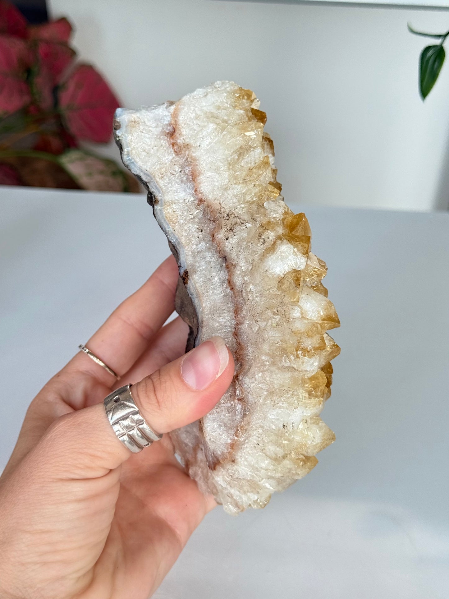 Citrine Cluster (Heat-Treated) / Clúster de Citrino (Tratado con Calor)