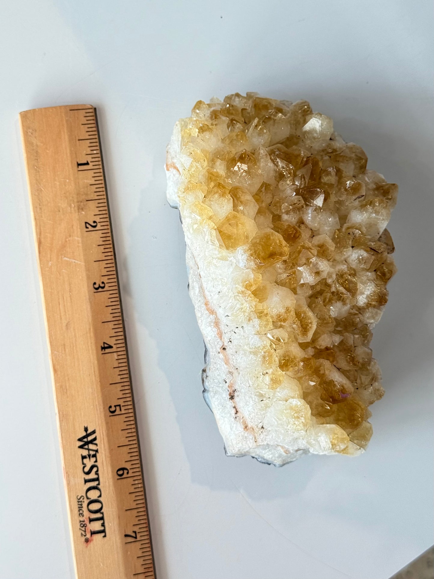 Citrine Cluster (Heat-Treated) / Clúster de Citrino (Tratado con Calor)