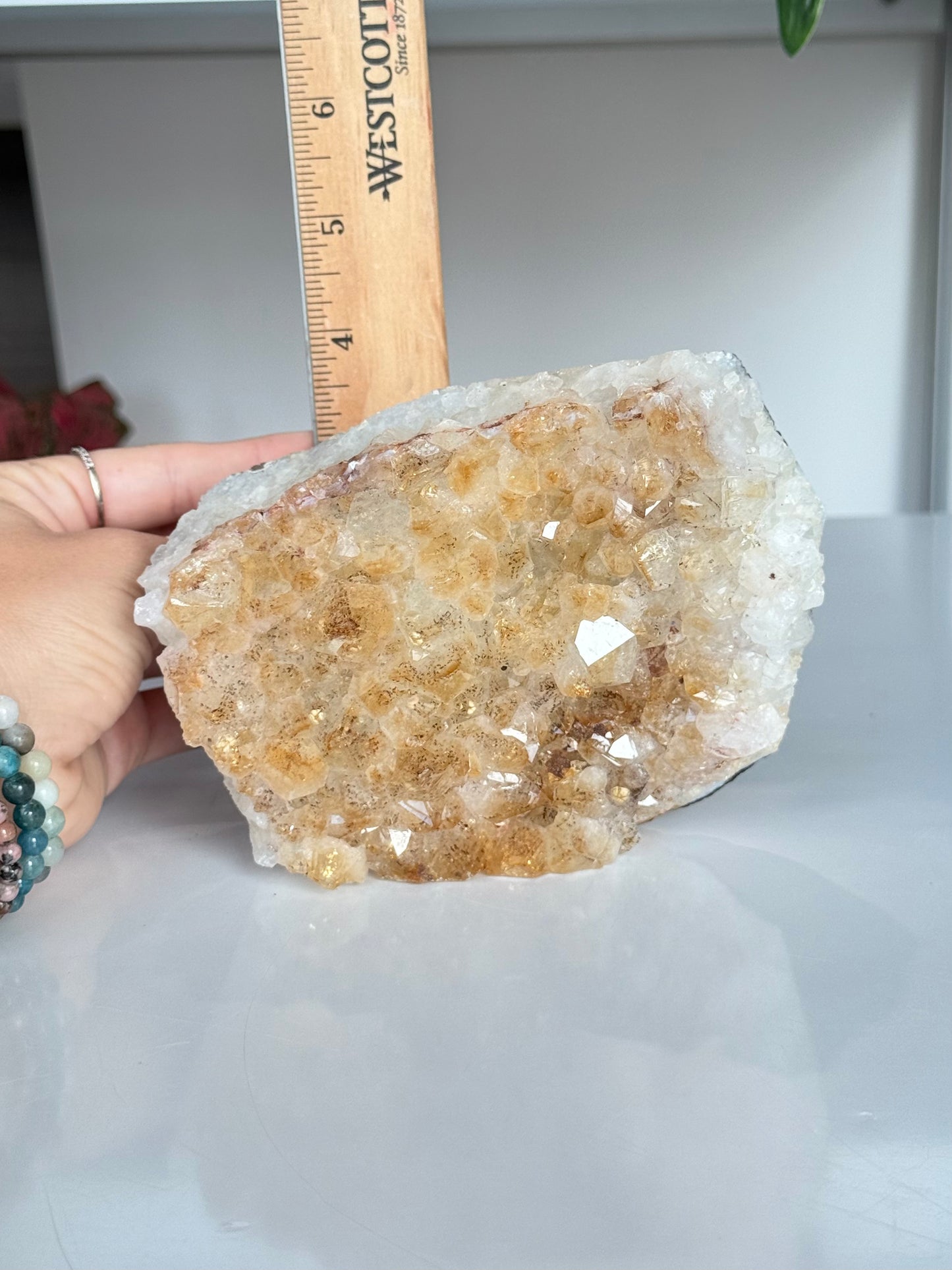 Citrine Cluster (Heat-Treated) / Clúster de Citrino (Tratado con Calor)