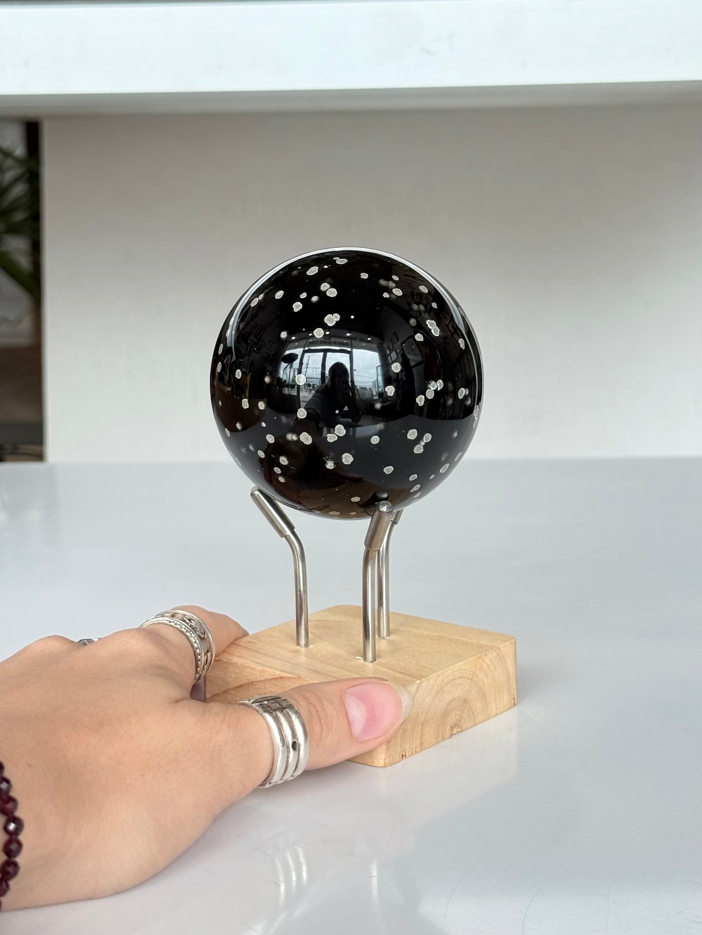 Stardust Obsidian Sphere