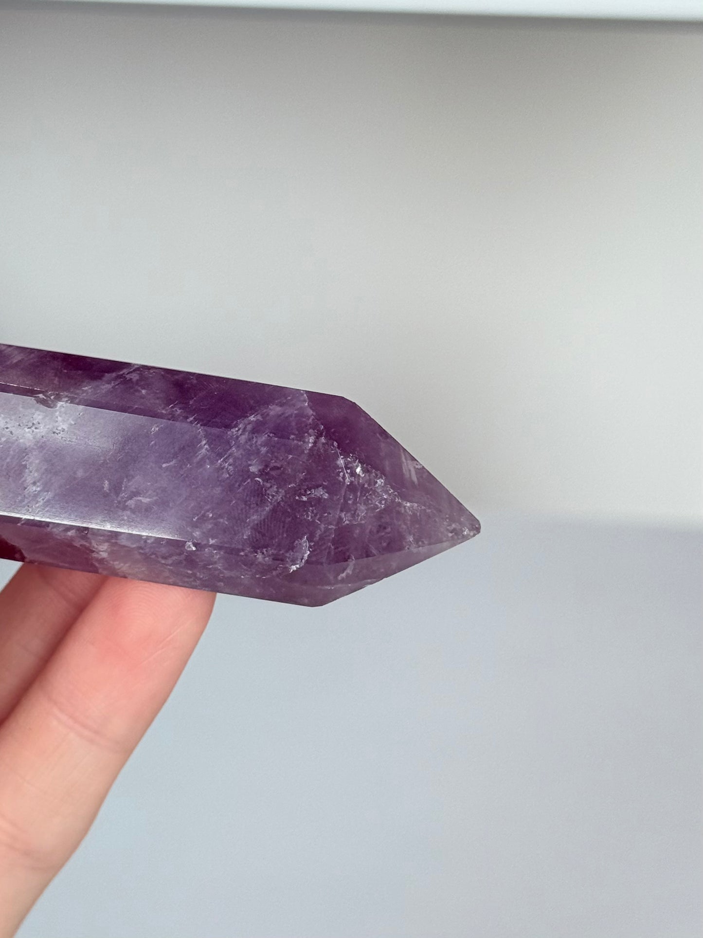 Double Terminated Amethyst Wand / Varita de Amatista de Doble Punta