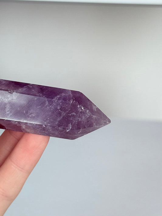 Double Terminated Amethyst Wand / Varita de Amatista de Doble Punta