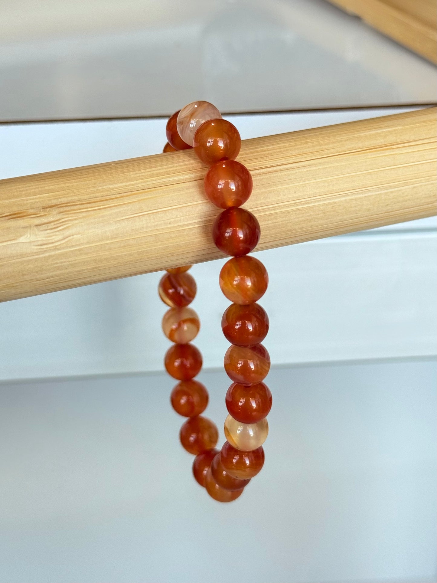 Carnelian 8mm Bracelet