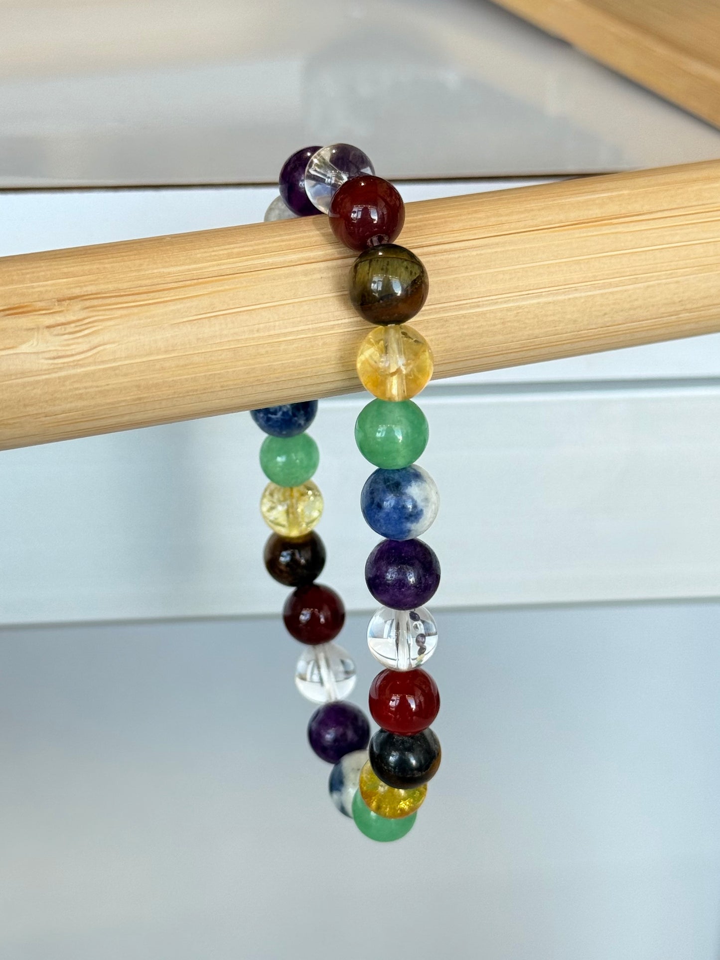 Multi Stone 8mm Bracelet