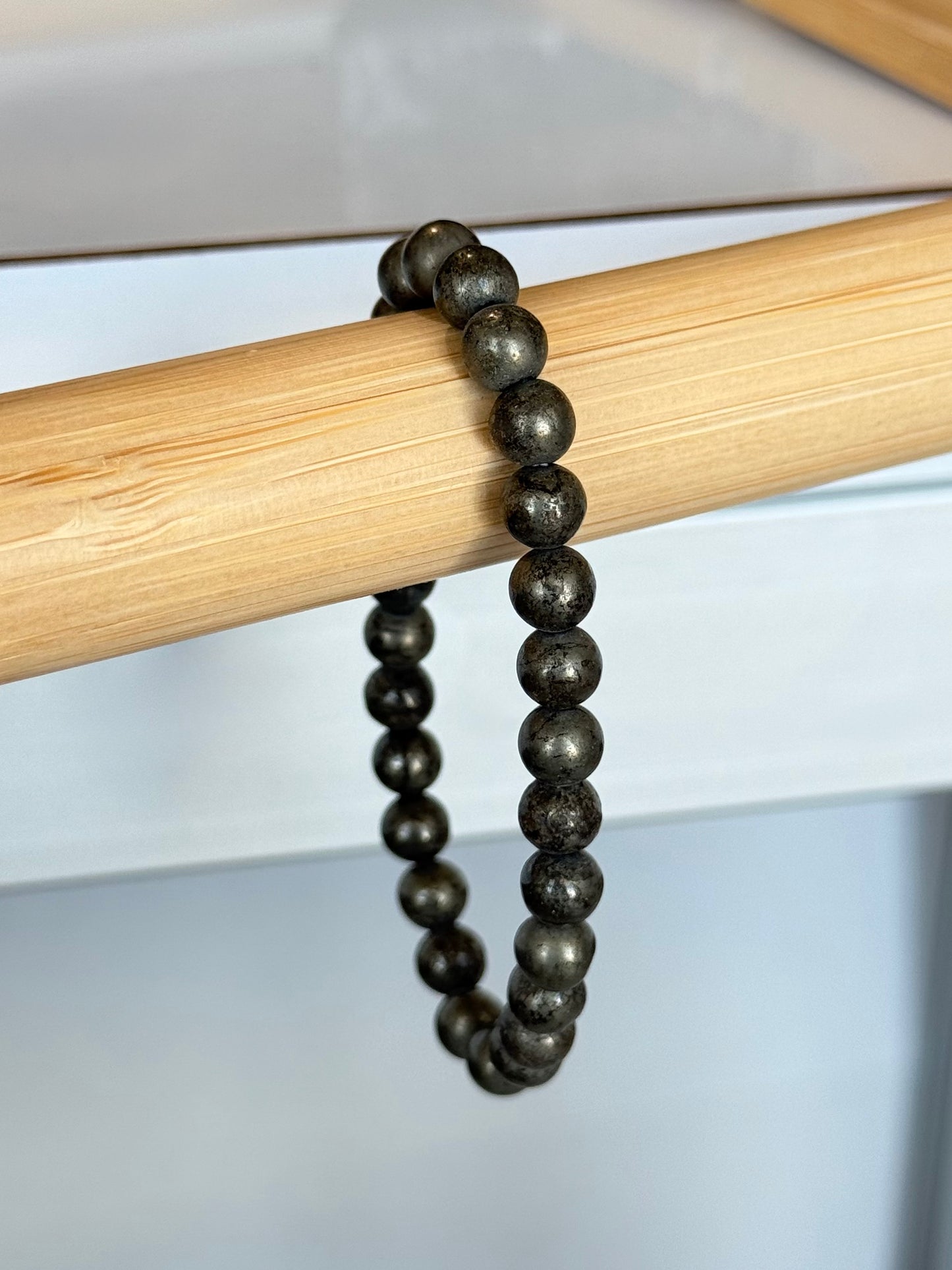 Pyrite 6mm Bracelet