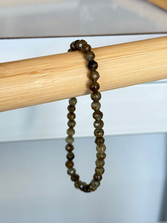 Labradorite 4mm Bracelet