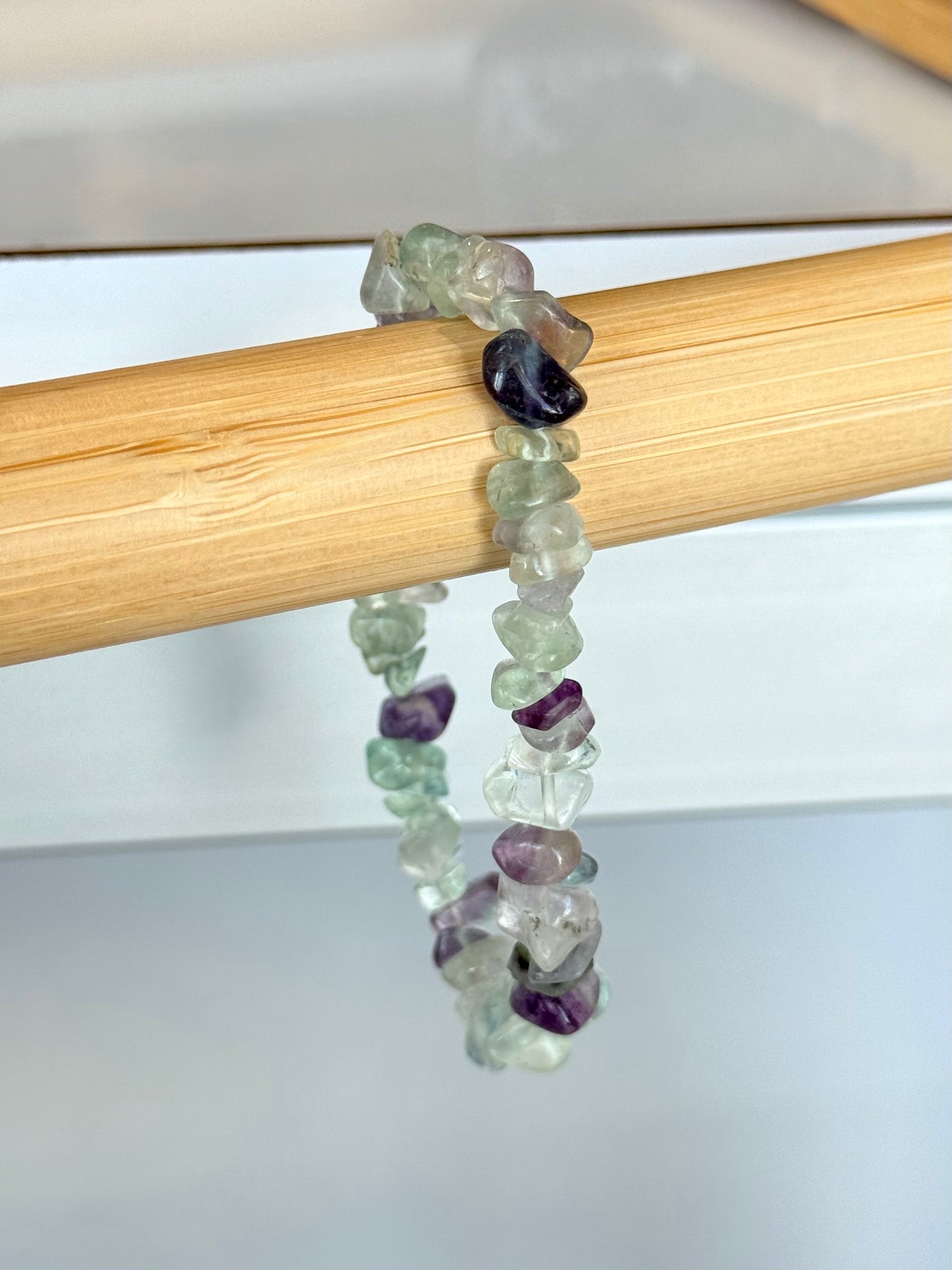 Fluorite Chip Bracelet