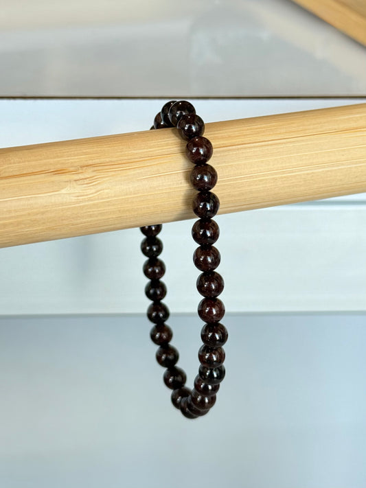 Garnet 6mm Bracelet