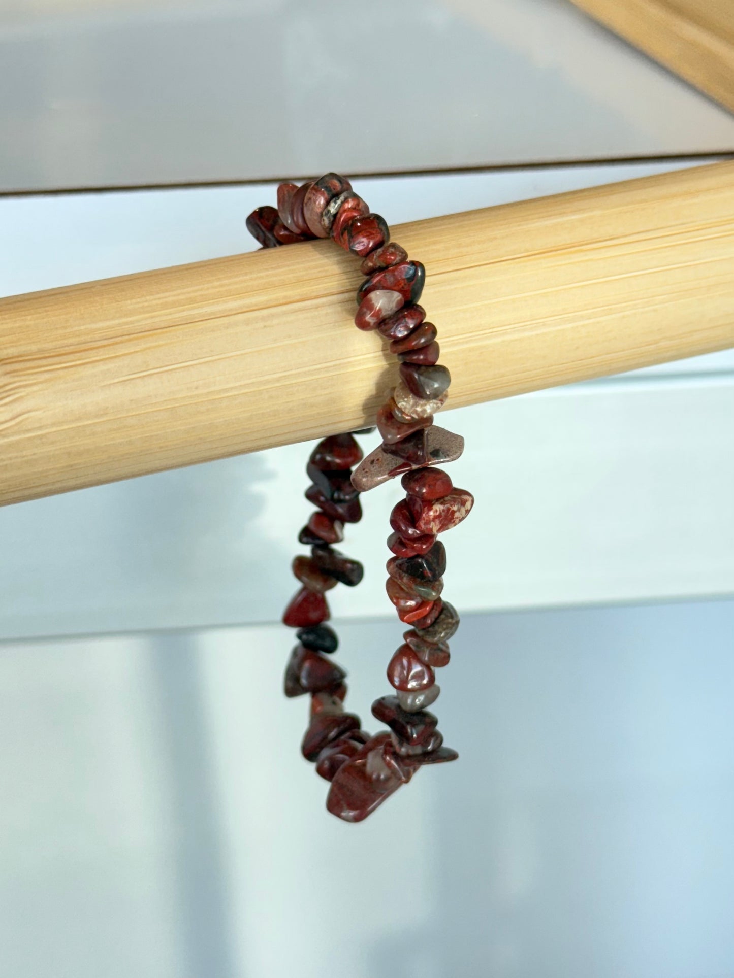 Red Japer Chip Bracelet
