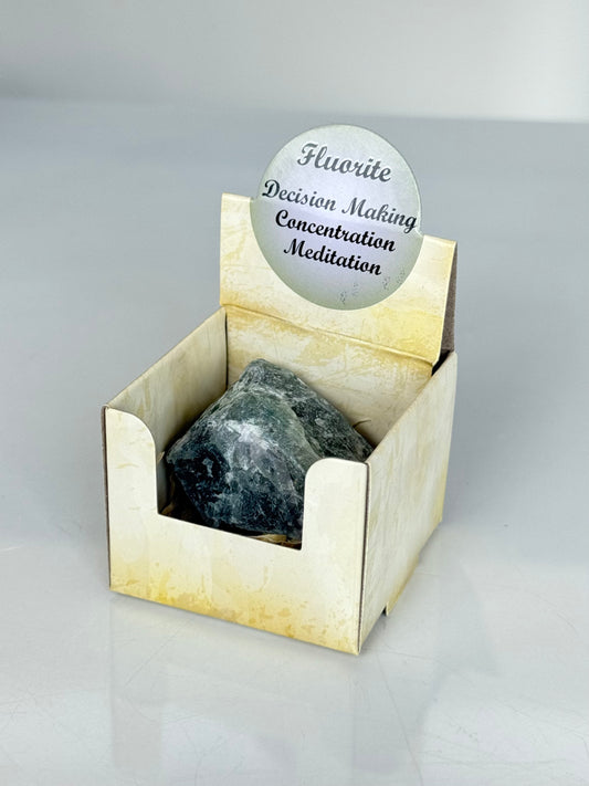 Fluorite Raw Box / Cajita con Fluorita en Bruto
