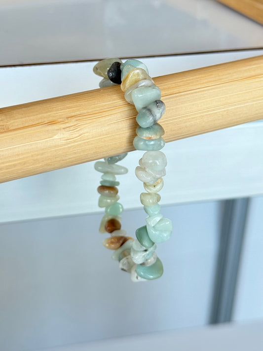 Amazonite Chip Bracelet