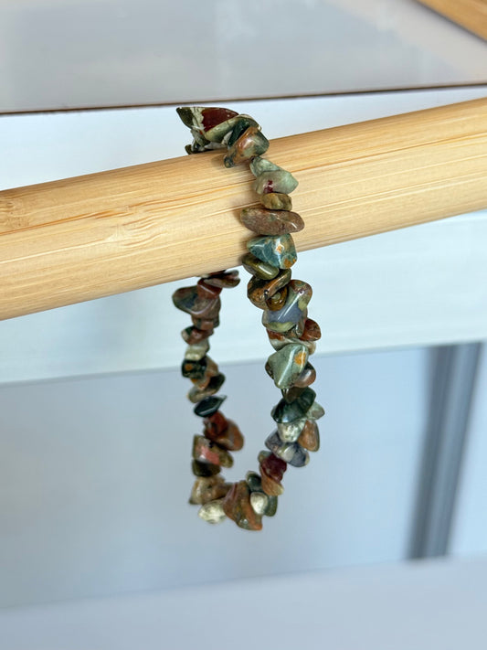 Ocean Jasper Chip Bracelet