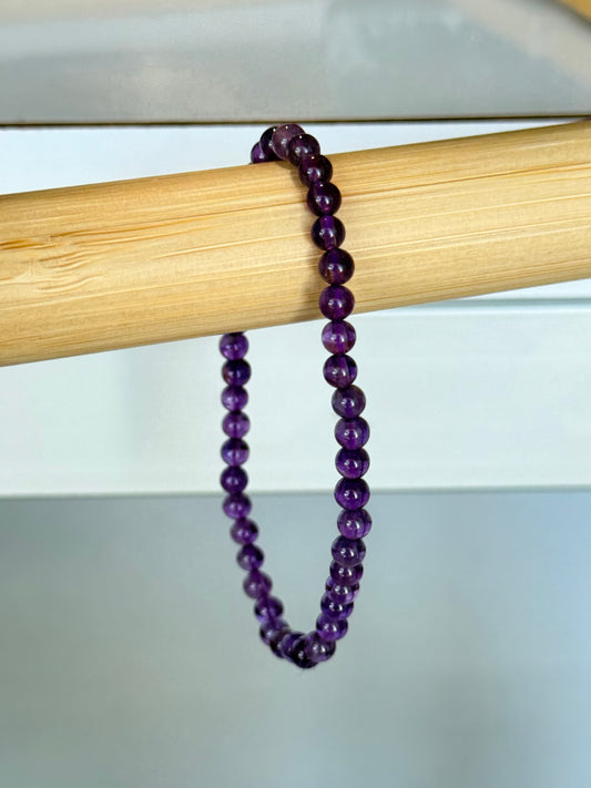 Amethyst 4mm Bracelet