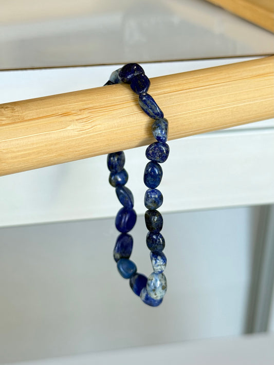 Lapis Lazuli Freeform Bracelet