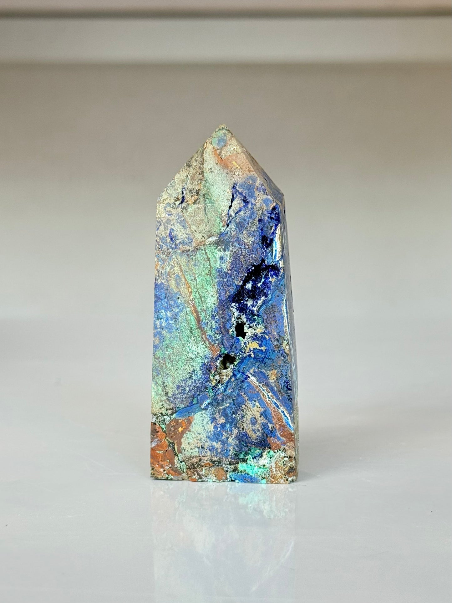 Azurite and Malachite Tower