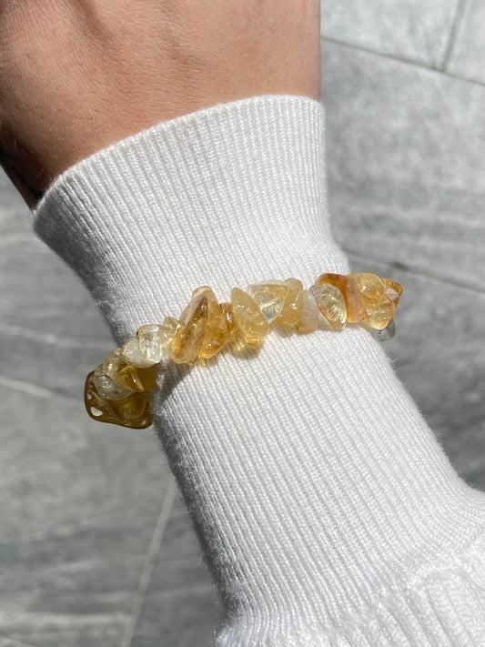 Citrine Chip Bracelet Large