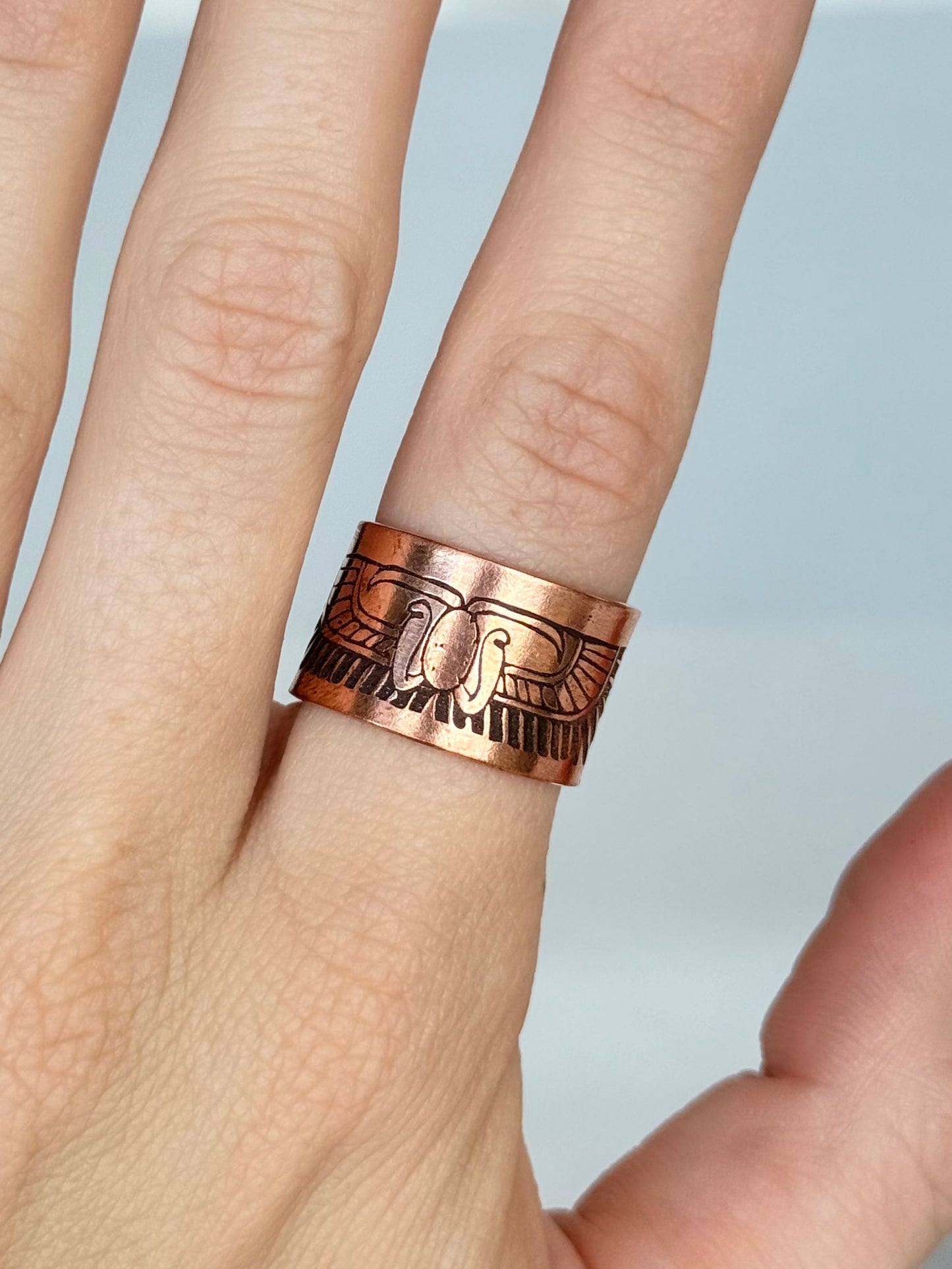 Copper Ring ( Adjustable Size )