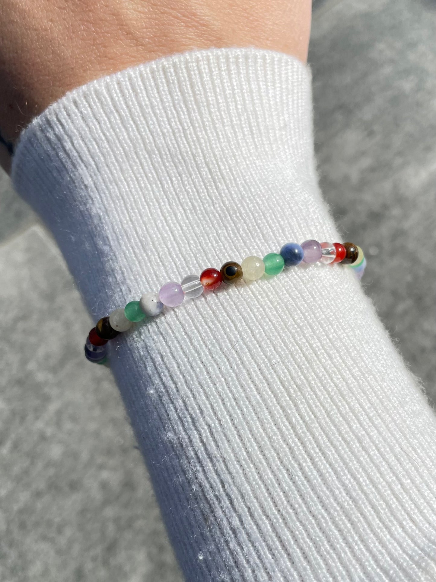 Pulsera de chakras de 4 mm