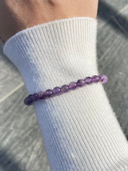 Amethyst 6mm Bracelet