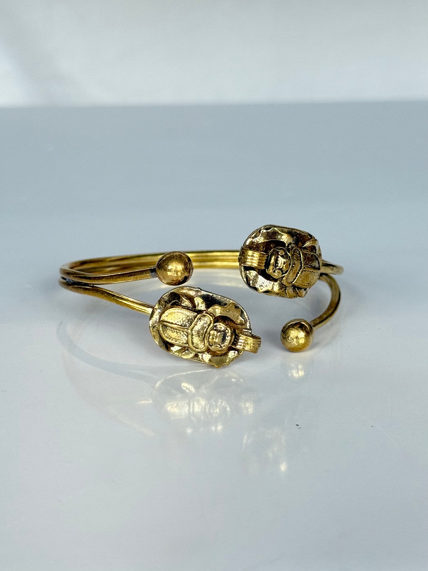 Scarab Bracelet ( Brass )