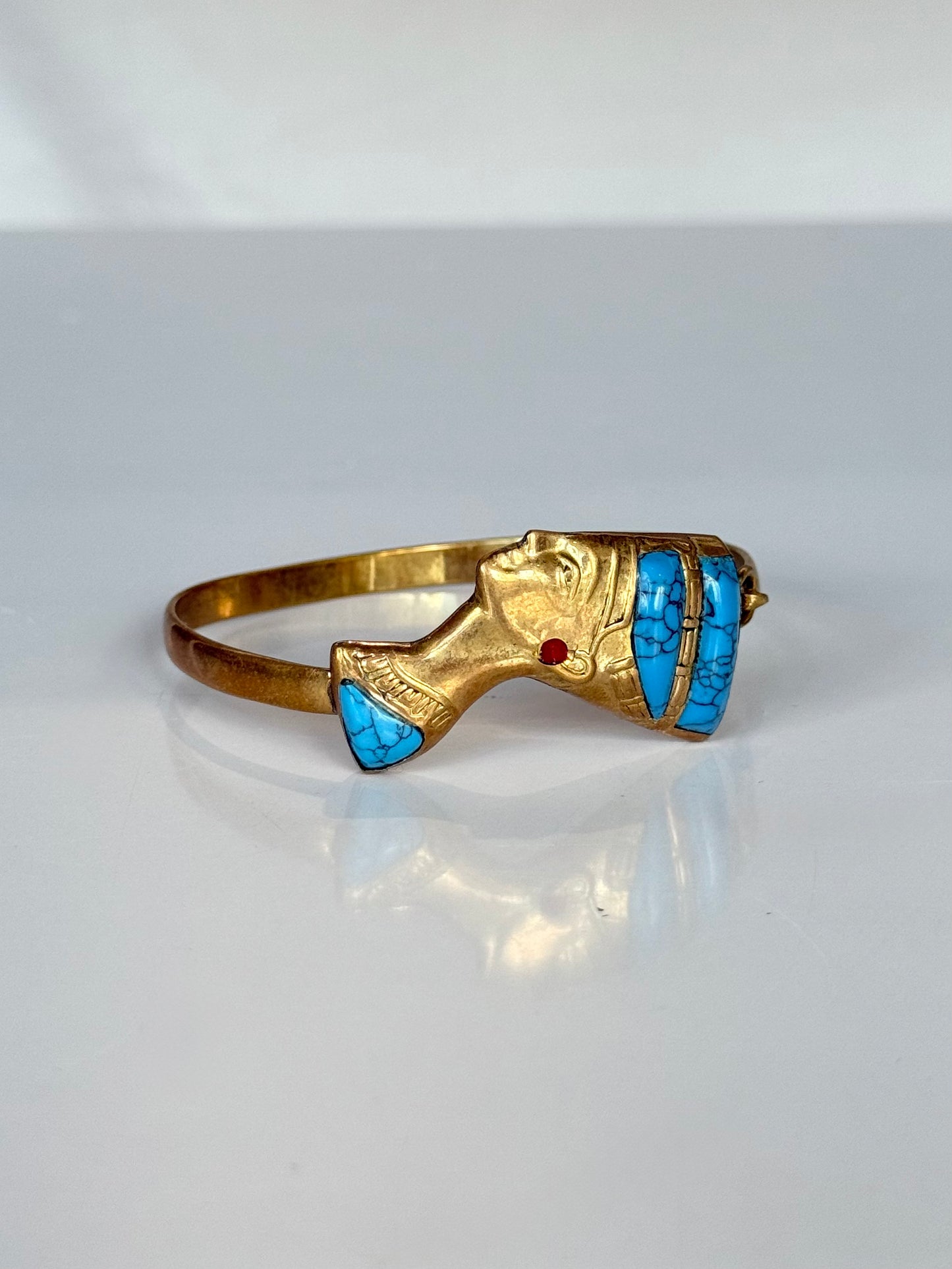 Nefertiti Stone Bracelet ( Brass )