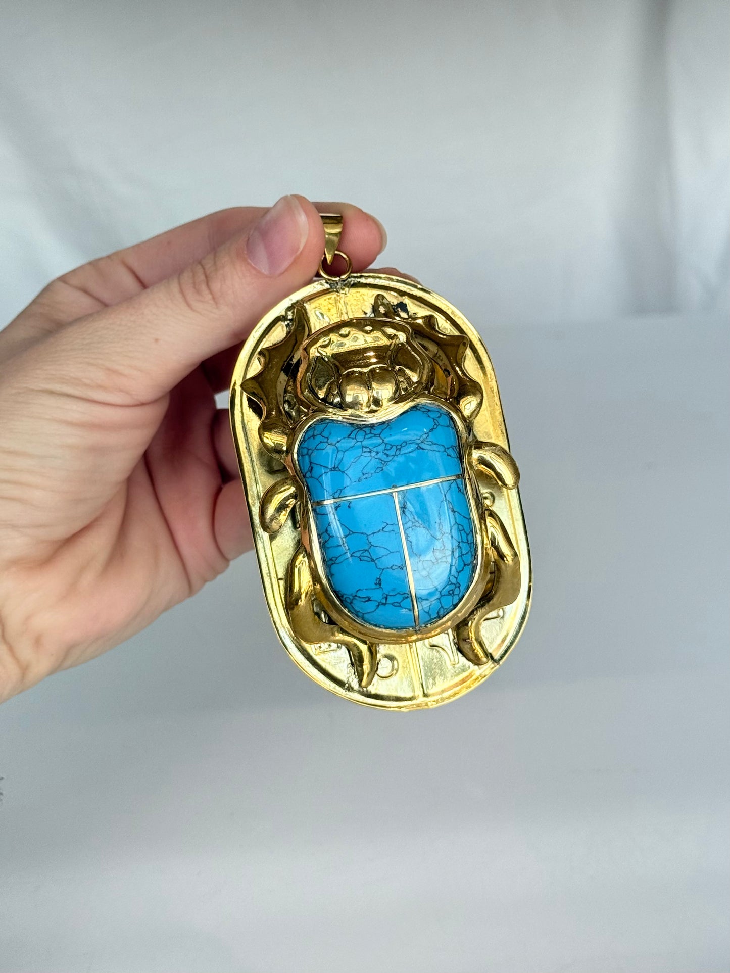 Scarab Stone ( Brass )