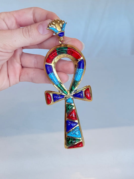 Ankh Pendant ( Brass )