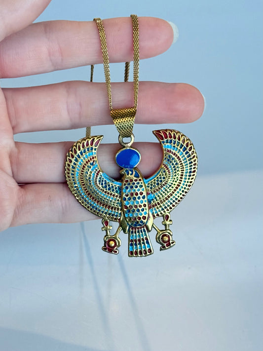 Horus Necklace ( Brass )