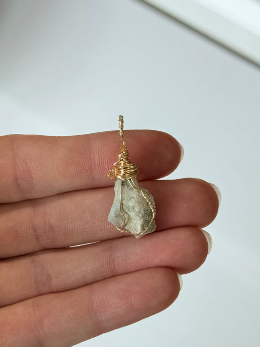 Ethiopian Opal ( Silver Platted Gold Wire )