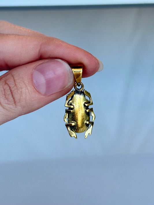 Scarab Pendnat ( Brass )
