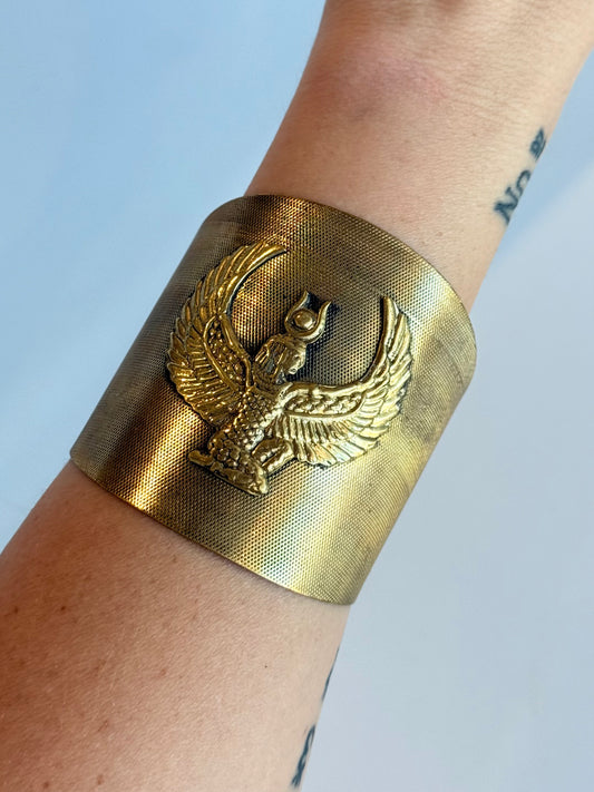 Isis Egyptian Cuff ( Brass )