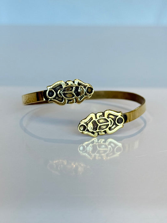 Scarab Bracelet ( Brass )