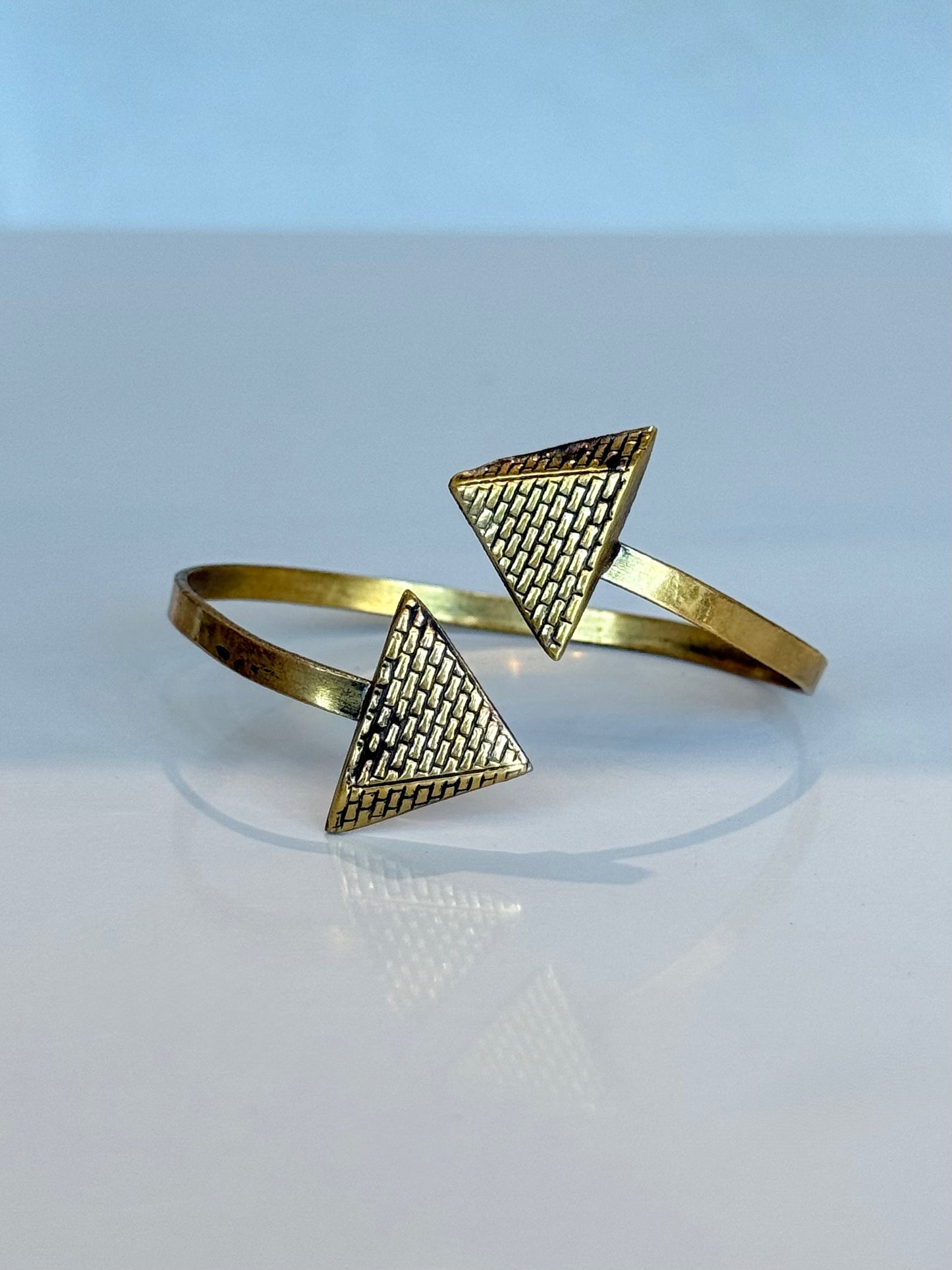 Pyramid Bracelet ( Brass )