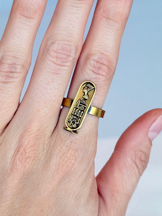 Cartucho Ring ( Adjustable Size ( Brass )