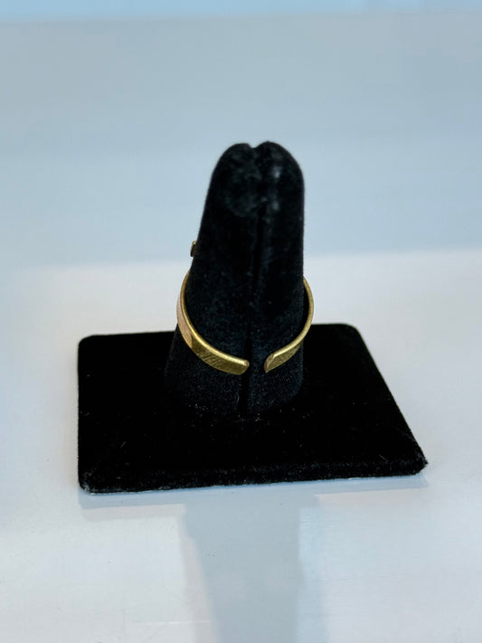 Ankh Ring ( Adjustable Size ) Brass