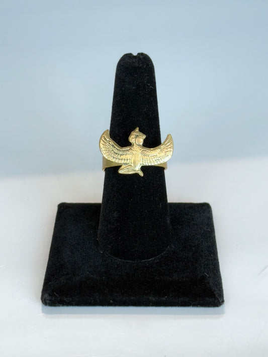 Isis Ring ( Adjustable Size ) Brass