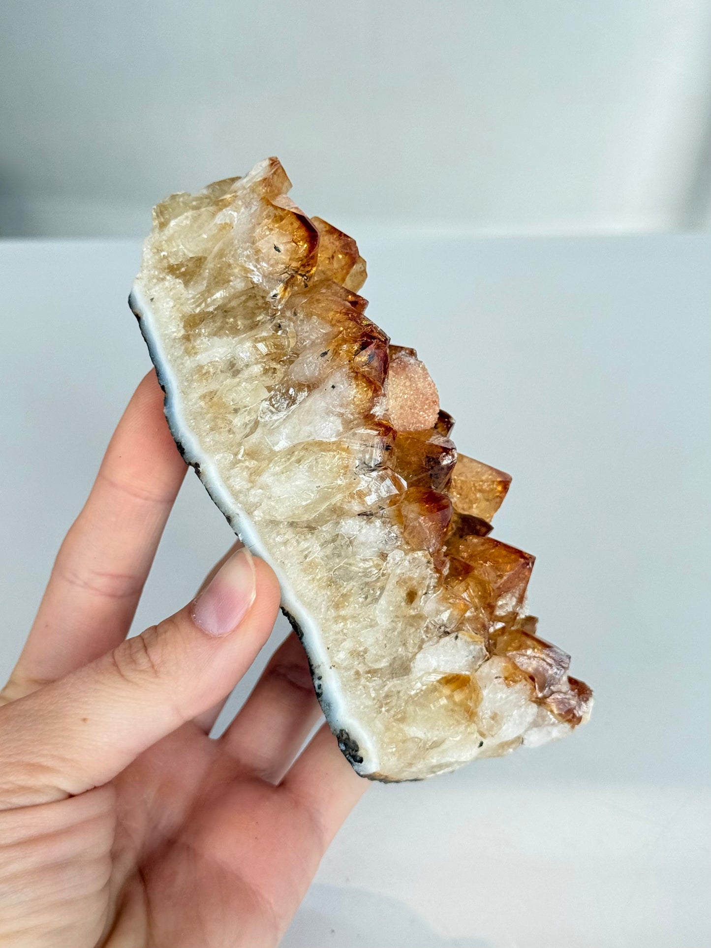 Citrine Cluster (Heat-Treated) / Clúster de Citrino (Tratado con Calor)