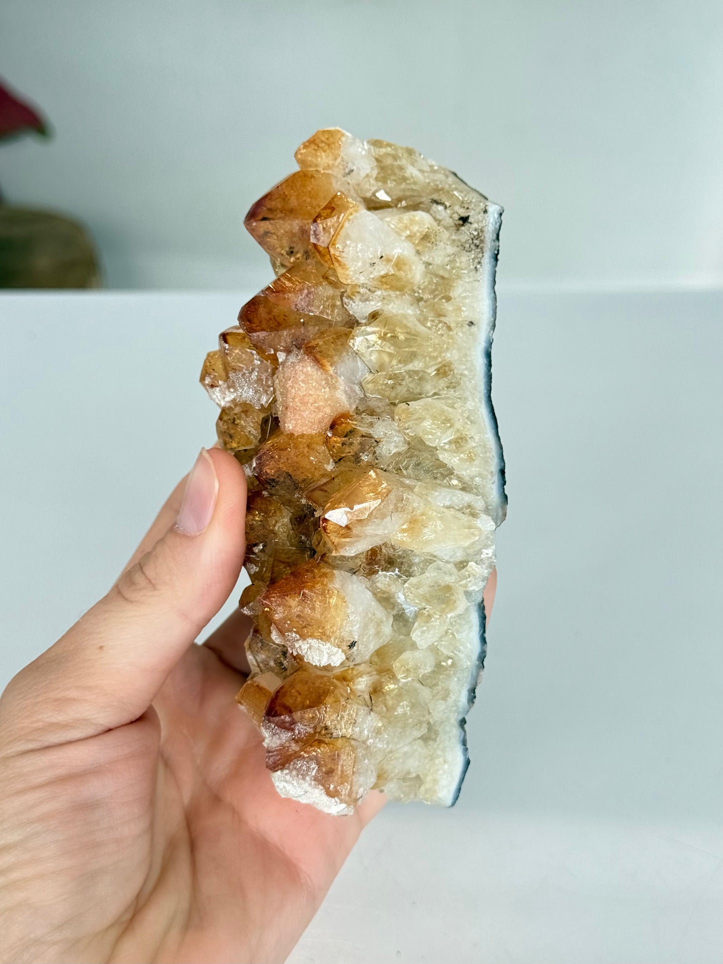 Citrine Cluster (Heat-Treated) / Clúster de Citrino (Tratado con Calor)