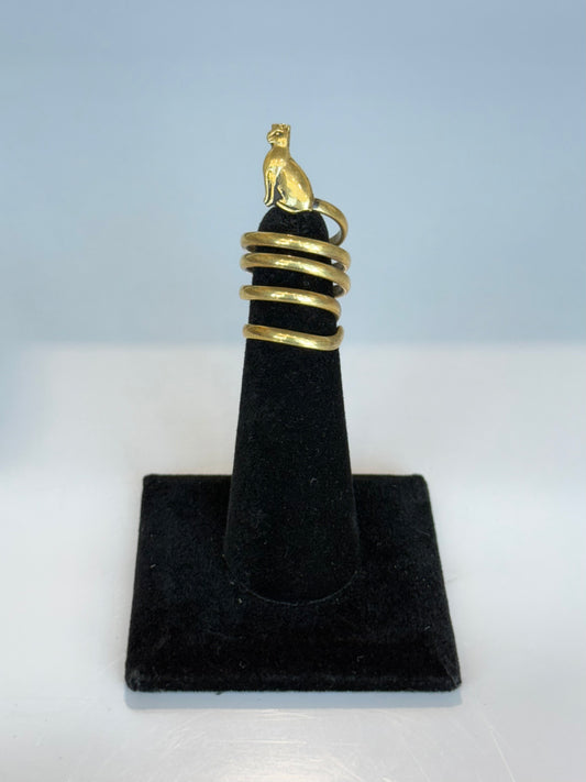 Bastet ( Adjustable Size ) Brass