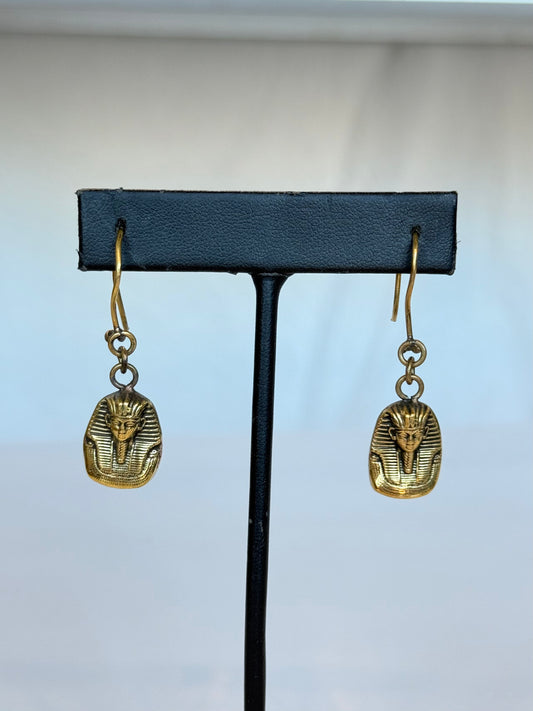 Tutankamon Earrings ( Brass )